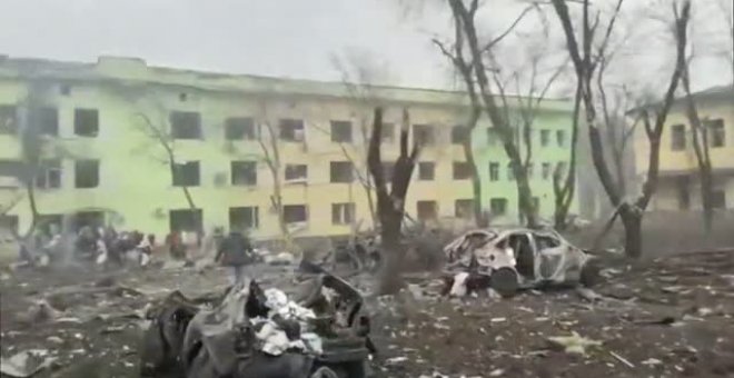 Rusia bombardea un hospital infantil en Mariúpol