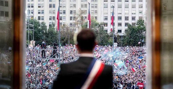 Boric promete "un nuevo Chile" en un histórico discurso con referencias a Allende