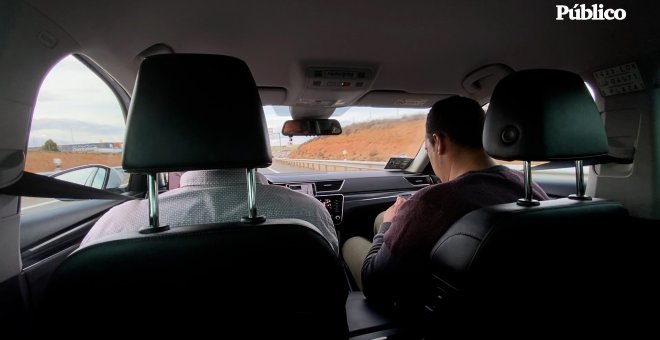 VÍDEO | El convoy de taxistas supera el primer día cruzando Francia