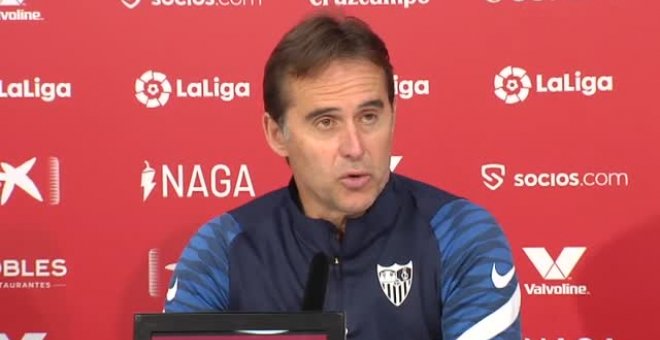 Lopetegui: "Mirar la clasificación no vale para nada"