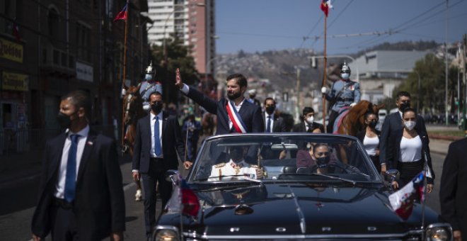 Boric en La Moneda