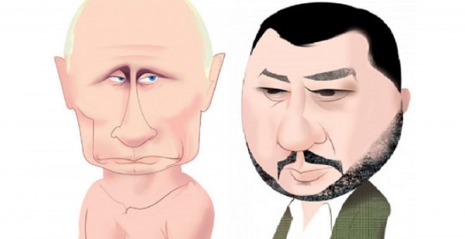 Putin, el talón de Aquiles de Salvini