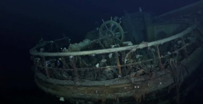 Descubren los restos del Endurance, el barco del capitán Shackleton, a 3.000 metros de profundidad bajo el hielo