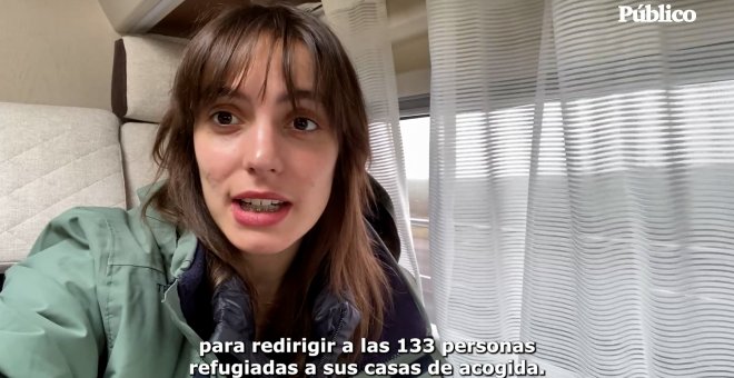 La vuelta a España del convoy: "Ya no tienen casa, ha sido bombardeada y no tienen donde volver"