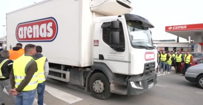 Marchas lentas de camiones por toda España