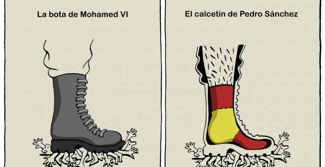 La bota de Mohamed VI por dentro