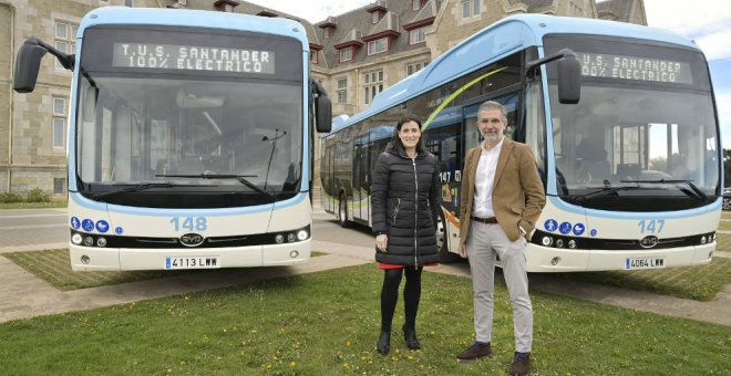 El TUS incorpora dos autobuses eléctricos y prevé añadir otros seis híbridos