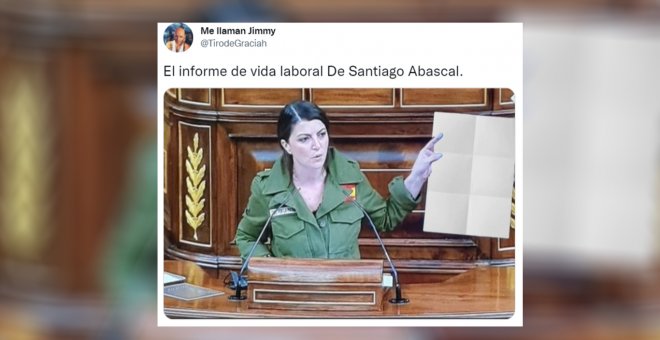 Macarena Olona saca un cartel y recibe un 'Art Attack', versión memes, de manual