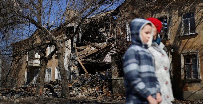 El primer mes de la guerra en Ucrania, en imágenes