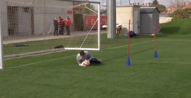 La selección vuelve a los entrenamientos tras la victoria frente a Albania