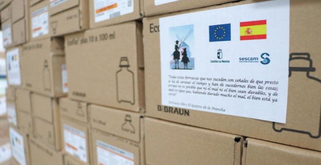 El Gobierno de Castilla-La Mancha envía más de 232.000 unidades de medicamentos a Ucrania