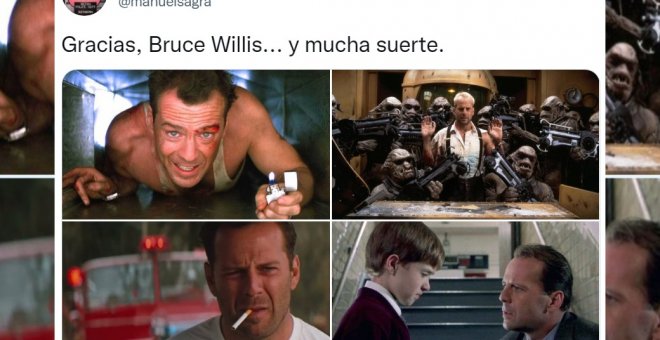 Los homenajes de los tuiteros a Bruce Willis por su retirada: "Yippee Ki Yay, motherf*cker"