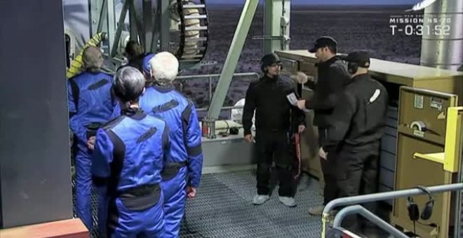 Nuevo viaje turístico espacial de Blue Origin, la empresa de Jeff Bezos