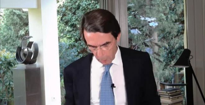 Aznar despide a Casado: "Donde quiera que esté, gracias, Pablo por tu esfuerzo"