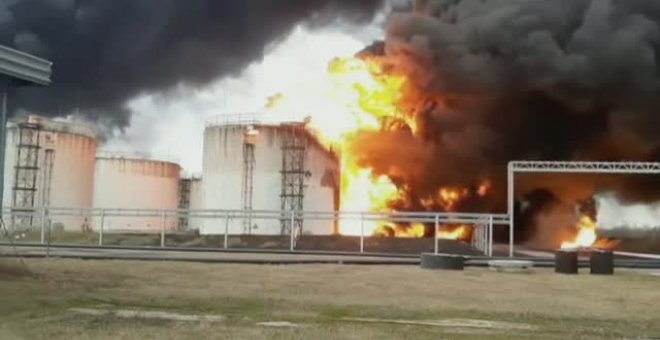 Rusia acusa a Ucrania de atacar un depósito de combustible