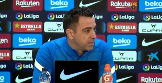 Xavi Hernández reconoce que un pinchazo del Real Madrid en Balaídos sería un "extra de motivación"