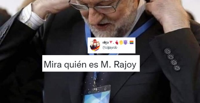 La foto por la que "M. Rajoy" es trending topic el día del Congreso de Feijóo es un montaje sobre una imagen de 2017