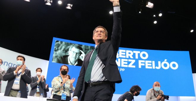 Feijóo ja presideix el PP després de ser elegit amb un 98,35% dels vots del XX congrés del partit