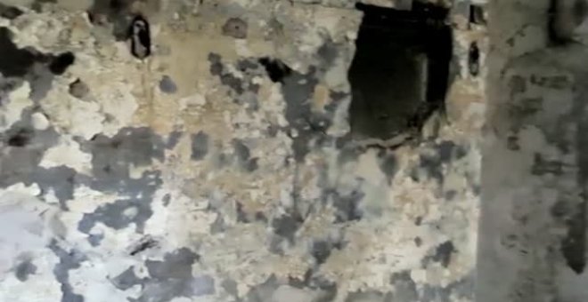 Escalofriantes imágenes del teatro de Mariupol bombardeado