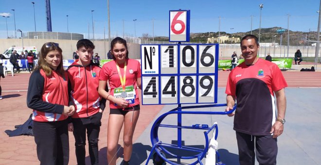 Cantabria, la quinta comunidad con más medallas en el Nacional de lanzamientos largos