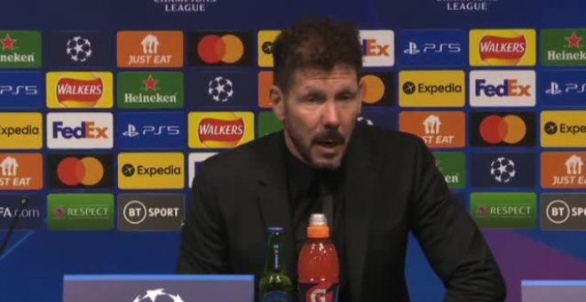 Simeone: "Me enseñaron a competir y lo vamos a intentar hasta el final como podamos"