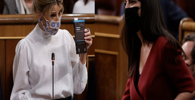 Yolanda Díaz, a Macarena Olona, por la polémica de la Feria de Abril:  "Mentir es pecado"