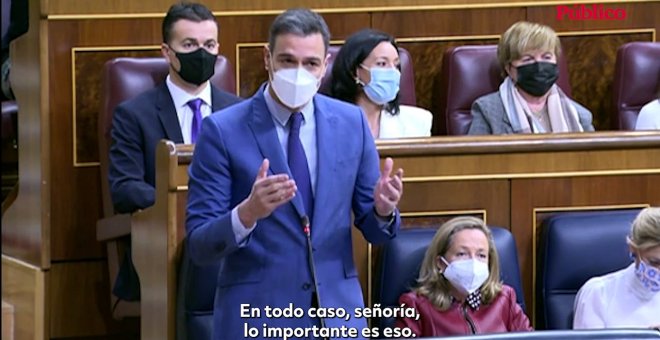 VÍDEO | Sánchez, a Gamarra: "¿Van a apoyar o van a seguir estorbando junto a la ultraderecha?"