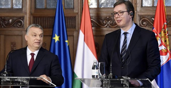 Hungría y Serbia: votos bajo el ruido de los cañones