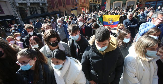 Dolor y rabia por el asesinato de Erika