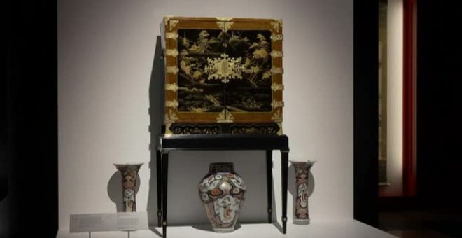 Londres exhibe los regalos reales de la familia imperial nipona