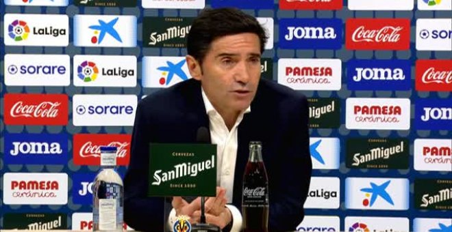 Marcelino: "El equipo dio un nivel muy bueno, luego está el acierto"