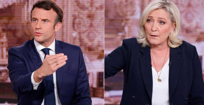 Macron (27,6%) y Le Pen (23,7%) irán a la segunda vuelta. Melenchon (21,6%) tercero