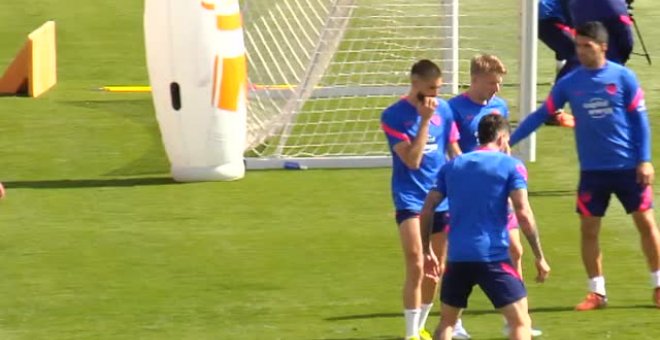 El Atlético de Madrid se prepara para el encuentro con el Espanyol