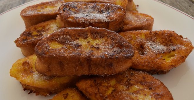 Pato confinado - Receta de torrijas de Semana Santa