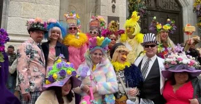 Celebración de la primavera en las calles de Nueva York