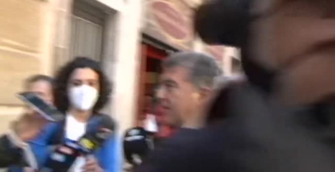 Laporta guarda silencio ante la petición de explicaciones de la afición por el escándalo de las entradas