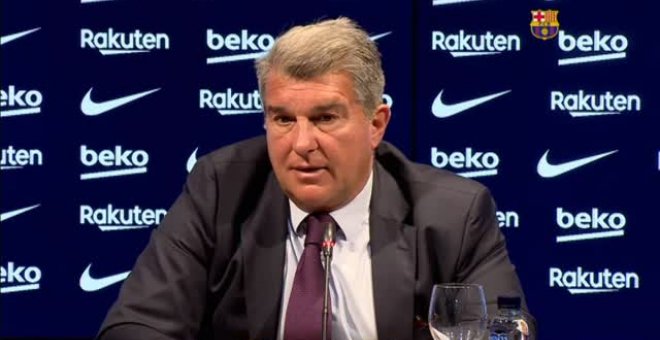 Laporta culpa a los aficionados del Barça: "Hubo una mala praxis"