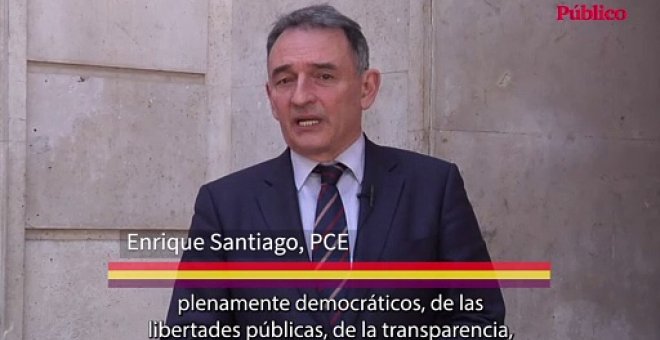 Enrique Santiago: ¨Ser republicano es más necesario que nunca, con el auge del autoritarismo y de los movimientos ultraderechistas"