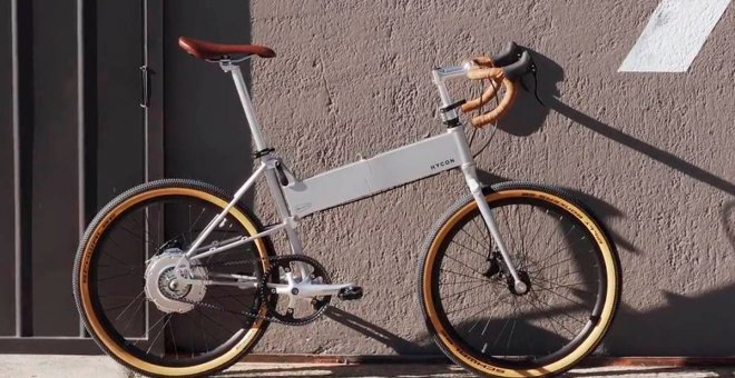 Hycon, la bicicleta eléctrica plegable con ruedas de 24 pulgadas y sistema KERS