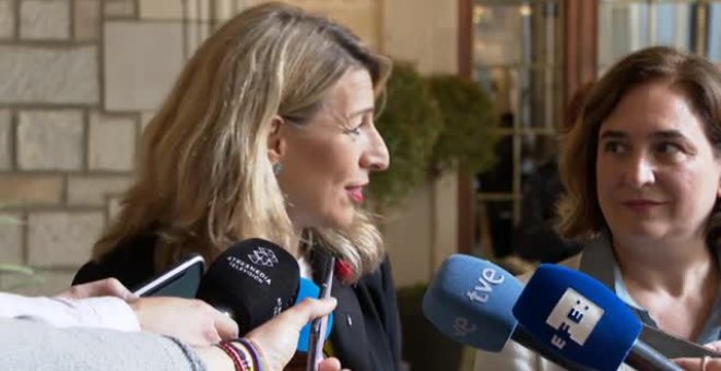 Yolanda Díaz sobre el presunto espionaje en Cataluña: "La situación es grave y exige de diálogo, diálogo y diálogo"