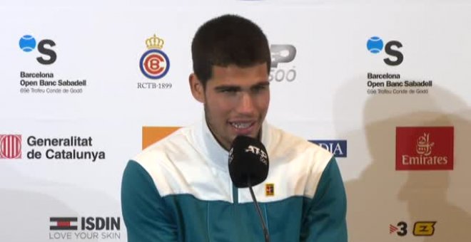 El tenista Carlos Alcaraz conquista, a sus 18 años, su primer Torneo Godó: "No quiero tocar techo aún"