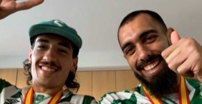 Borja Iglesias y Bellerín no faltan a su cita con Broncano