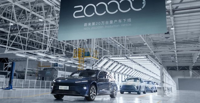 NIO anuncia que ya ha fabricado más de 200.000 coches eléctricos