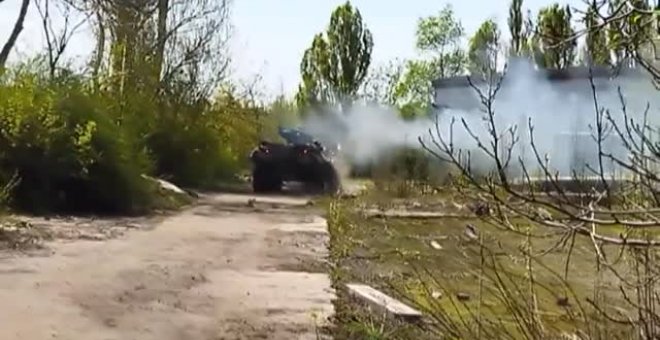 Rusia intensifica su bombardeo camino del Donbás