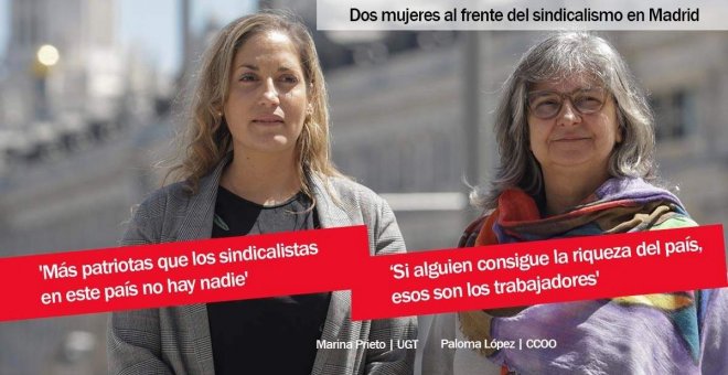 Dos mujeres al frente del sindicalismo en Madrid: Un 1º de Mayo para recuperar la movilización