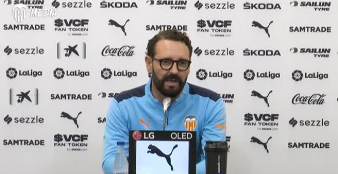 Bordalás: "Estoy muy a gusto, sinceramente, que hay cosas que creo que se pueden cambiar, indudablemente"