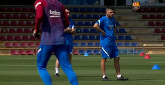 El Barça prepara el encuentro contra el Mallorca