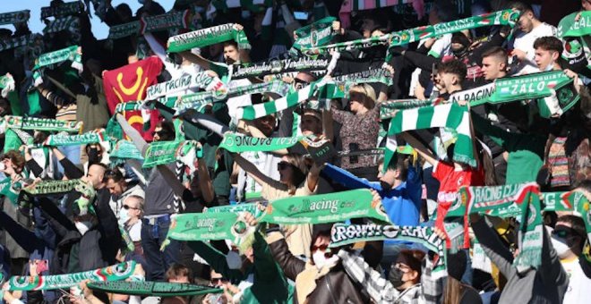 El Racing de Santander ya celebra su ascenso a Segunda división