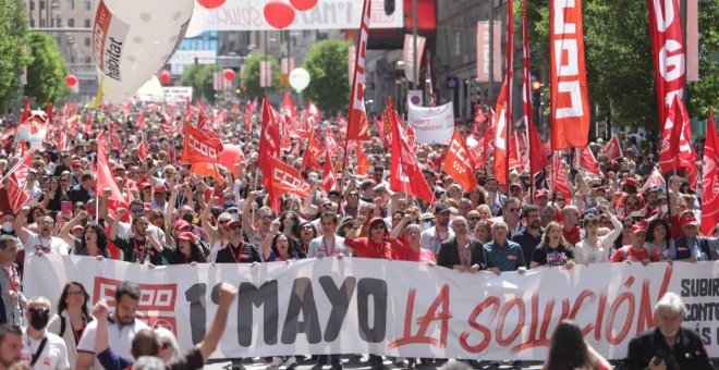 Los sindicatos recobran fuerza con la movilización del 1 de Mayo