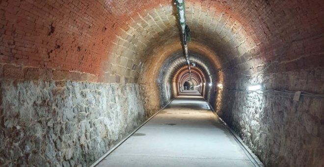 El viejo túnel de Tetuán, que une el centro con El Sardinero, está listo para reabrir